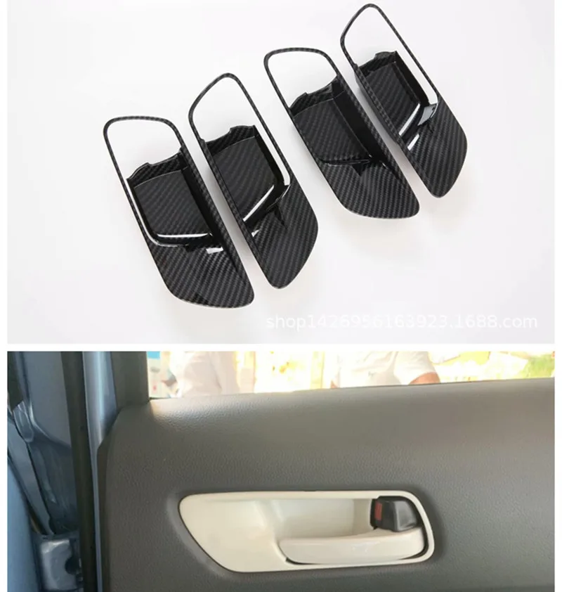 Carbon Fiber ABS Car Inner Door handle bar bowl Surround Trim Cover For HONDA FIT 2020-2021 Car Styling
Carbon Fiber ABS Car Inner Door handle bar bowl Surround Trim Cover For HONDA FIT 2020-2021 Car Styling