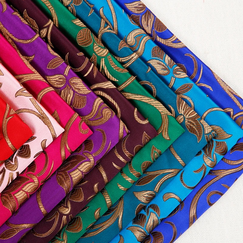 High-Density Nylon Jacquard Brocade Fabric Per Meter Sewing Accessories Flower Pattern The Cloth For Dress Bedspreads Tablecloth
High-Density Nylon Jacquard Brocade Fabric Per Meter Sewing Accessories Flower Pattern The Cloth For Dress Bedspreads Tablecloth