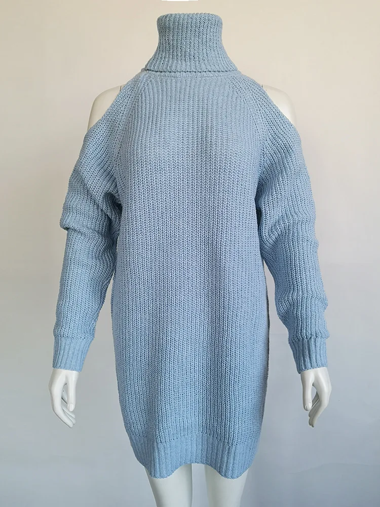 Autumn sweater dress Cold shoulder long sleeve turtleneck knitted dress Pink black khaki blue mini shift dress
Autumn sweater dress Cold shoulder long sleeve turtleneck knitted dress Pink black khaki blue mini shift dress
