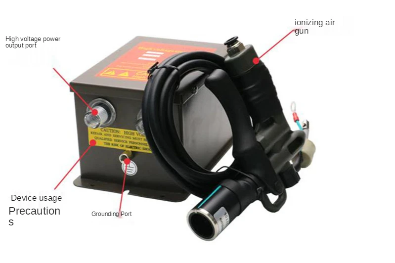 SL-004C 220v Ionizing Air Blower Static Eliminator Electrostatic Precipitator Dust Gun With AC 7.0KV High Voltage Generator 40-8
SL-004C 220v Ionizing Air Blower Static Eliminator Electrostatic Precipitator Dust Gun With AC 7.0KV High Voltage Generator 40-8