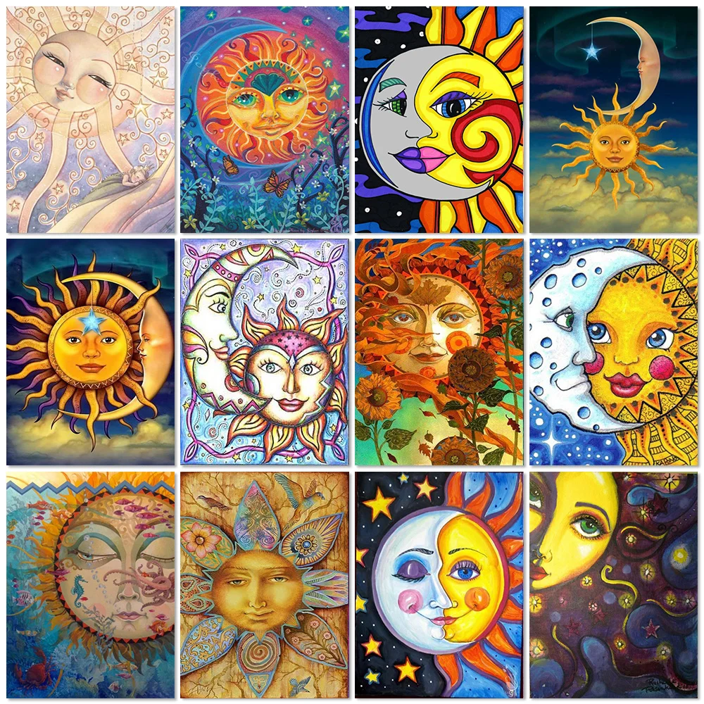 5D Diamond Painting Cartoon Sun Moon Diamond Embroidery Sale Pictures With Rhinestones Cross Stitch Mosaic Hobby Home Decor Gift
5D Diamond Painting Cartoon Sun Moon Diamond Embroidery Sale Pictures With Rhinestones Cross Stitch Mosaic Hobby Home Decor Gift