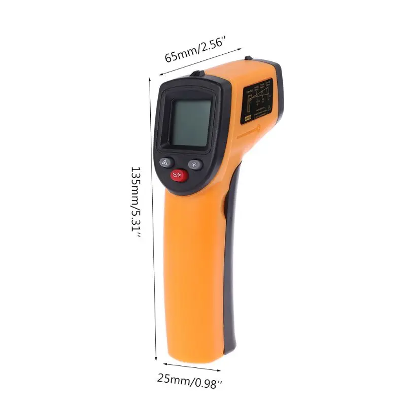 

Digital gm320 Laser Infrared Thermometer -50~380 Degree Temperature Measuring Gun LCD Industrial Pyrometer Temperature meter