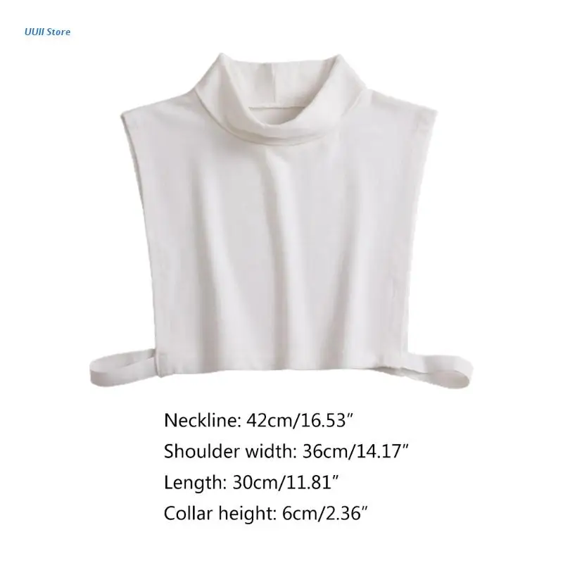 Women Winter Mock Turtleneck False Fake Collar Simple Solid Color Detachable Pullover Half Top Blouse Sweater Decorative Neck
Women Winter Mock Turtleneck False Fake Collar Simple Solid Color Detachable Pullover Half Top Blouse Sweater Decorative Neck