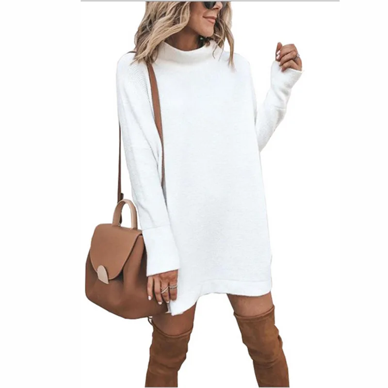 2020 Europe and the United States foreign trade knitwear semi-high collar long set of sweater dress.
2020 Europe and the United States foreign trade knitwear semi-high collar long set of sweater dress.