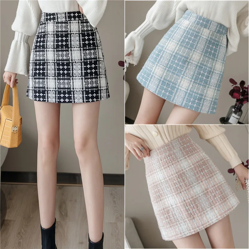 Woolen skirt female 2021 ins new autumn and winter fashion temperament high waist thin package skirt a line skirt plaid skirt
Woolen skirt female 2021 ins new autumn and winter fashion temperament high waist thin package skirt a line skirt plaid skirt