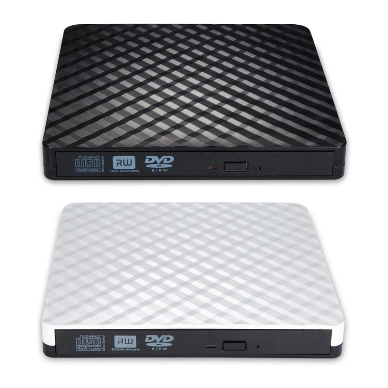 External DVD Drive USB 3.0, Portable CD DVD /-RW Optical Drive Burner Writer for Windows 10/8 / 7 Laptop Desktop
External DVD Drive USB 3.0, Portable CD DVD /-RW Optical Drive Burner Writer for Windows 10/8 / 7 Laptop Desktop