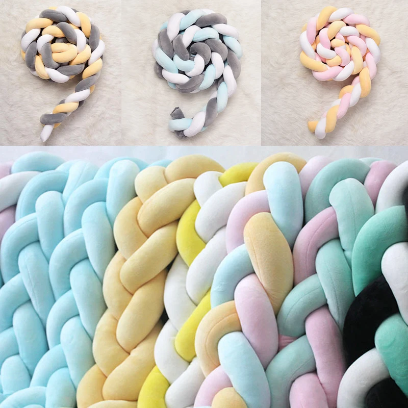 2M/3M Bed Braid Portable Folding Bed Removable Bumper Christmas Gift Crib Bumper Room Decor Cushion Bumper For Kids Baby Bumper
2M/3M Bed Braid Portable Folding Bed Removable Bumper Christmas Gift Crib Bumper Room Decor Cushion Bumper For Kids Baby Bumper
