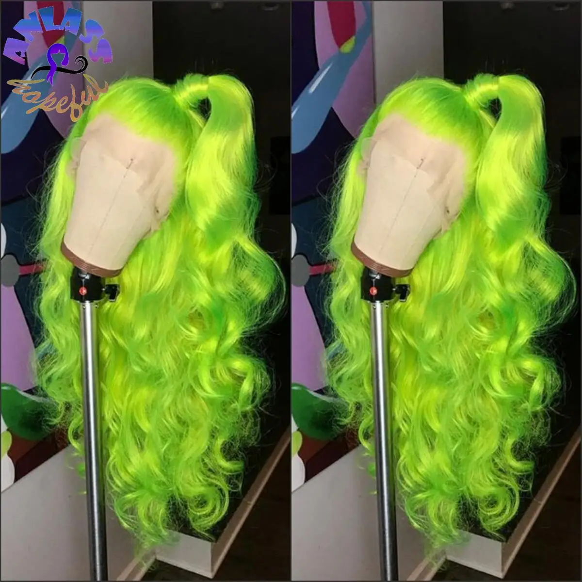 Apple Green Water Wave Synthetic T Part Lace Front Wig Heat Resistant Fiber With Baby Hair Middel Part Cosplay Wig For Women
Apple Green Water Wave Synthetic T Part Lace Front Wig Heat Resistant Fiber With Baby Hair Middel Part Cosplay Wig For Women