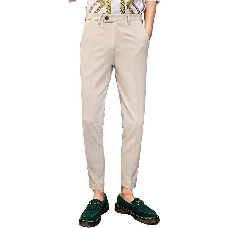 Men's casual trousers 2020 spring and summer new style straight straight nine points trousers youth fashion trend men's clothing
Men's casual trousers 2020 spring and summer new style straight straight nine points trousers youth fashion trend men's clothing