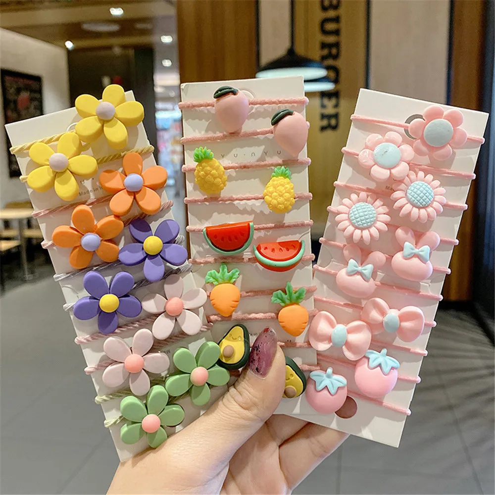 10 Pcs/Set Cute Floral Girls Rubber Bands Princess Kawaii Hair Ornament Headwear Elastic Hair Bands Headbands Hair Accessories
10 Pcs/Set Cute Floral Girls Rubber Bands Princess Kawaii Hair Ornament Headwear Elastic Hair Bands Headbands Hair Accessories