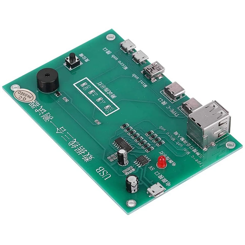 Новый 3 в 1 USB кабель Triad тестовый er зарядный Тестовая карта Tpye-C Mini MiniUSB PCB плата