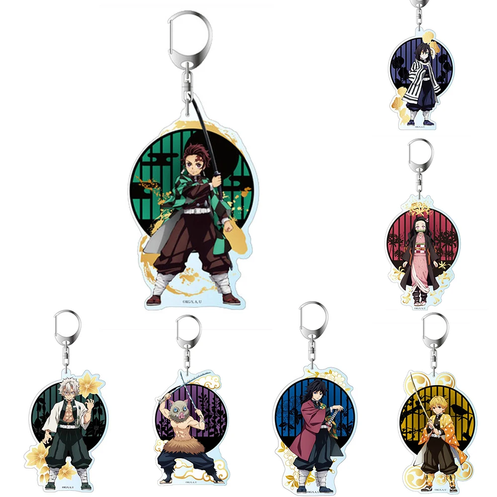 FASHION KEYCHAIN Demon Slayer Cartoon Birthday Keychain Acrylic Charm Anime Figure Keyring Key Holder Accessories for girl gift
FASHION KEYCHAIN Demon Slayer Cartoon Birthday Keychain Acrylic Charm Anime Figure Keyring Key Holder Accessories for girl gift