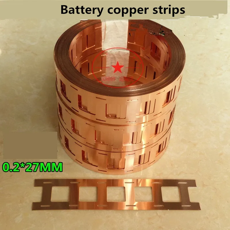 2AP 18650 Battery Copper Strips Welded Sheet Bracket High Current Connection Piece Punching Battery Copper Strips 0.2mm*27mm
2AP 18650 Battery Copper Strips Welded Sheet Bracket High Current Connection Piece Punching Battery Copper Strips 0.2mm*27mm