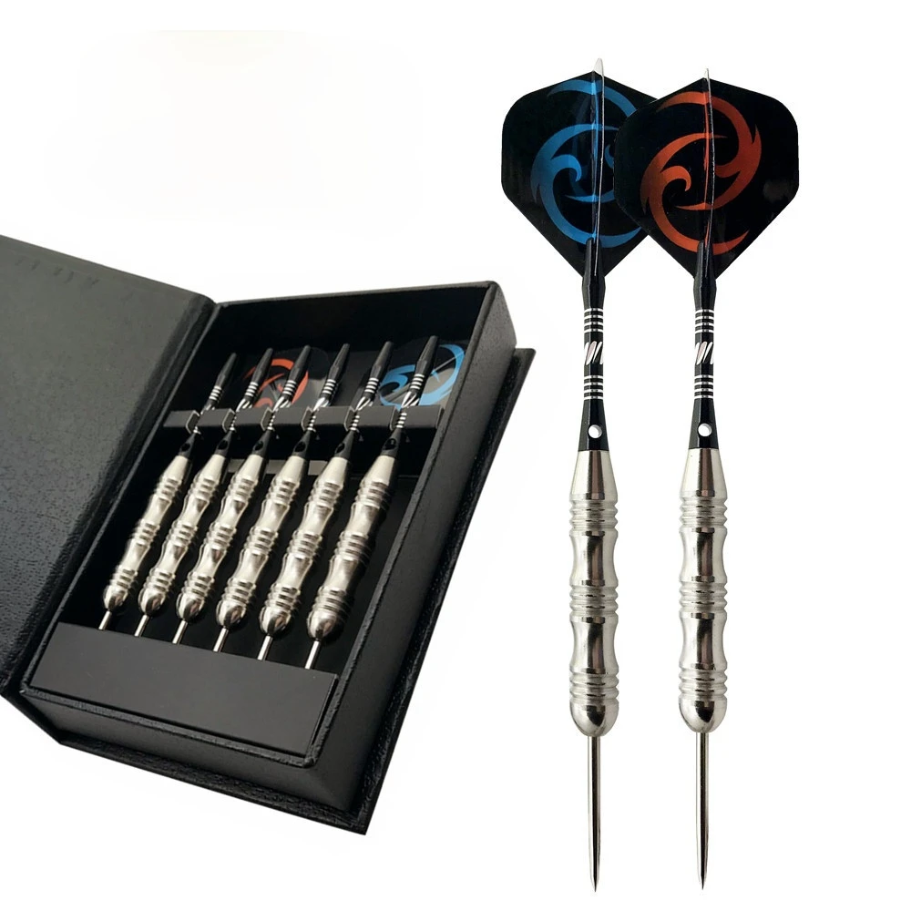 3pcs/set of Steel Tip Darts Gift Box Set Hard 23g Iron Aluminum Alloy Professional Game Darts Birthday Gift Custom Gift Box Set
3pcs/set of Steel Tip Darts Gift Box Set Hard 23g Iron Aluminum Alloy Professional Game Darts Birthday Gift Custom Gift Box Set