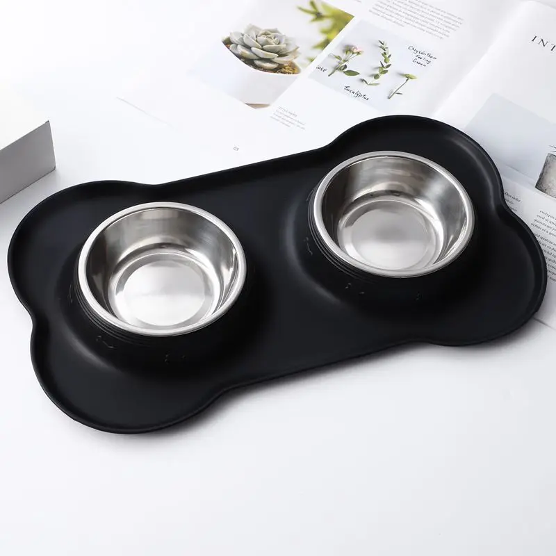 2 Bowls Set Pet Feeding Station Stainless Steel Water Food Bowls With Non Spill Silicone Mat Bowl Holder for Small Pet E
2 Bowls Set Pet Feeding Station Stainless Steel Water Food Bowls With Non Spill Silicone Mat Bowl Holder for Small Pet E