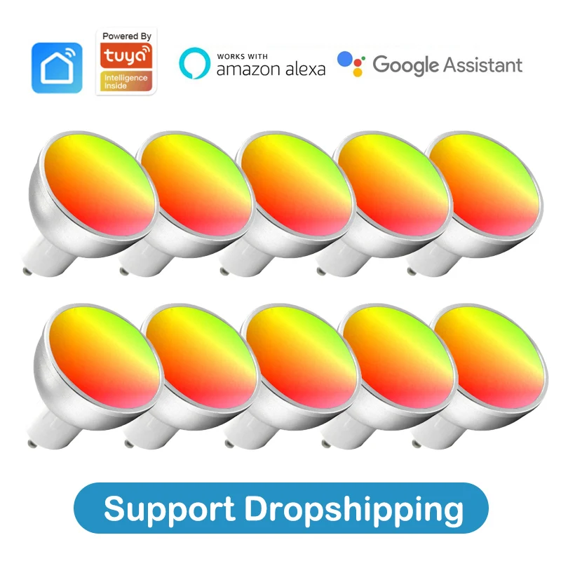 1-30 шт GU10 Wi-Fi RGBCW 5 Вт светодиодные лампы для Tuya Smart life App дистанционного Управление 85-265V светильник Автоматизация работать с Alexa Google Home
1-30 шт GU10 Wi-Fi RGBCW 5 Вт светодиодные лампы для Tuya Smart life App дистанционного Управление 85-265V светильник Автоматизация работать с Alexa Google Home