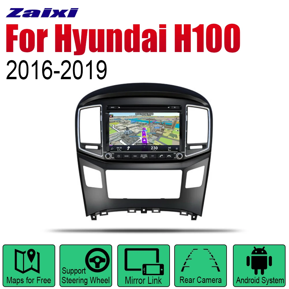 ZaiXi Авто Радио 2 Din Автомобильный dvd-плеер на основе Android для Hyundai H100 H300 2016 ~ 2019 GPS навигации BT Wifi карта мультимедийная система
ZaiXi Авто Радио 2 Din Автомобильный dvd-плеер на основе Android для Hyundai H100 H300 2016 ~ 2019 GPS навигации BT Wifi карта мультимедийная система