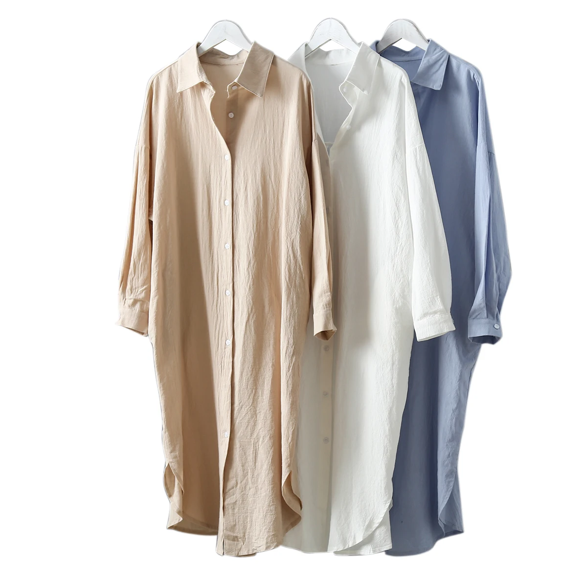 Long Sleeve Women Long Shirt Dress Spring Autumn Casual Buttons Loose Clothes Robe Femme Vestido
Long Sleeve Women Long Shirt Dress Spring Autumn Casual Buttons Loose Clothes Robe Femme Vestido