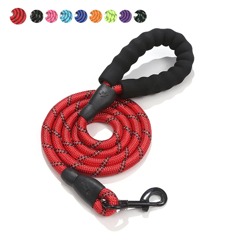 100 Pcs Strong Dog Leash With Comfortable Padded Handle Reflective Lead Rope for Small Medium and Large Dogs 5 FT Wholesale K2
100 Pcs Strong Dog Leash With Comfortable Padded Handle Reflective Lead Rope for Small Medium and Large Dogs 5 FT Wholesale K2