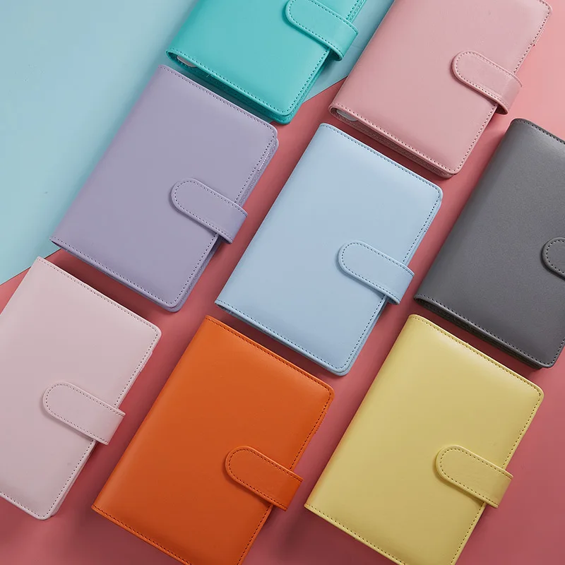 Macaroon Color A5 A6 PU Leather DIY Binder Notebook Cover Diary Agenda Planner Cover Hand Ledger School Stationery
Macaroon Color A5 A6 PU Leather DIY Binder Notebook Cover Diary Agenda Planner Cover Hand Ledger School Stationery