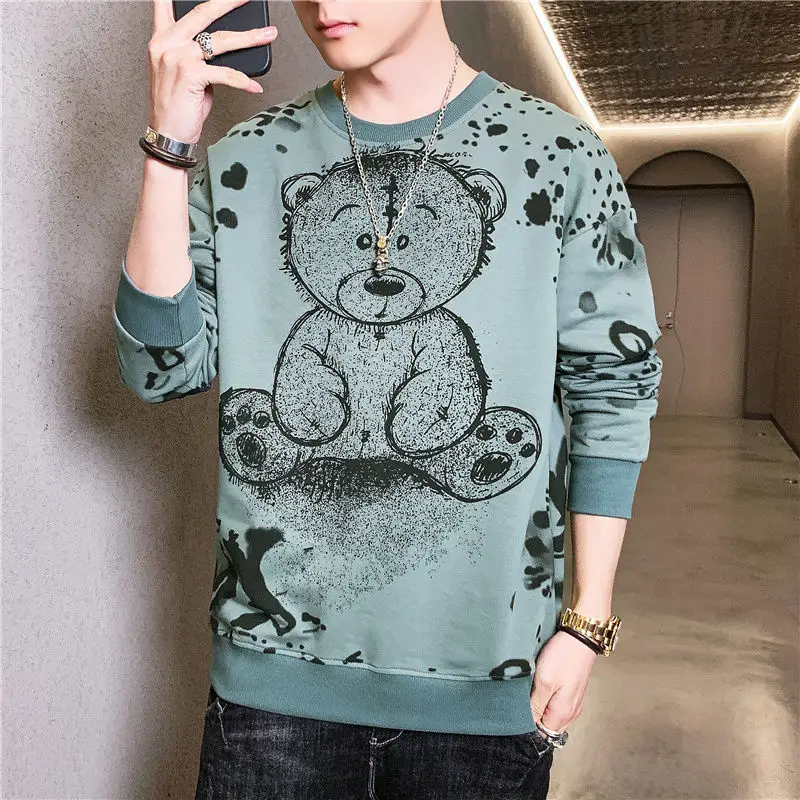 Spring and Autumn Men's Printed Crewneck Wear 2021 New Fashion Turtleneck Jacket Coat Tide
Spring and Autumn Men's Printed Crewneck Wear 2021 New Fashion Turtleneck Jacket Coat Tide