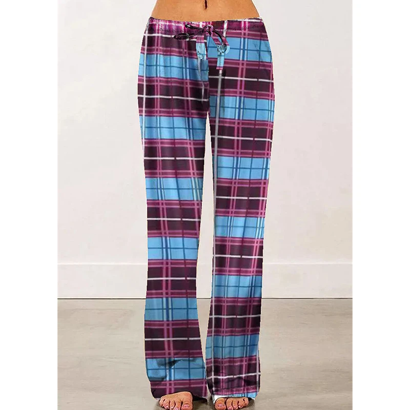 Women Plaid Pants Summer Fashion High Waist Pants Casual Loose All-Match Trousers Plus Size Straight Long Pants Free Shipping
Women Plaid Pants Summer Fashion High Waist Pants Casual Loose All-Match Trousers Plus Size Straight Long Pants Free Shipping