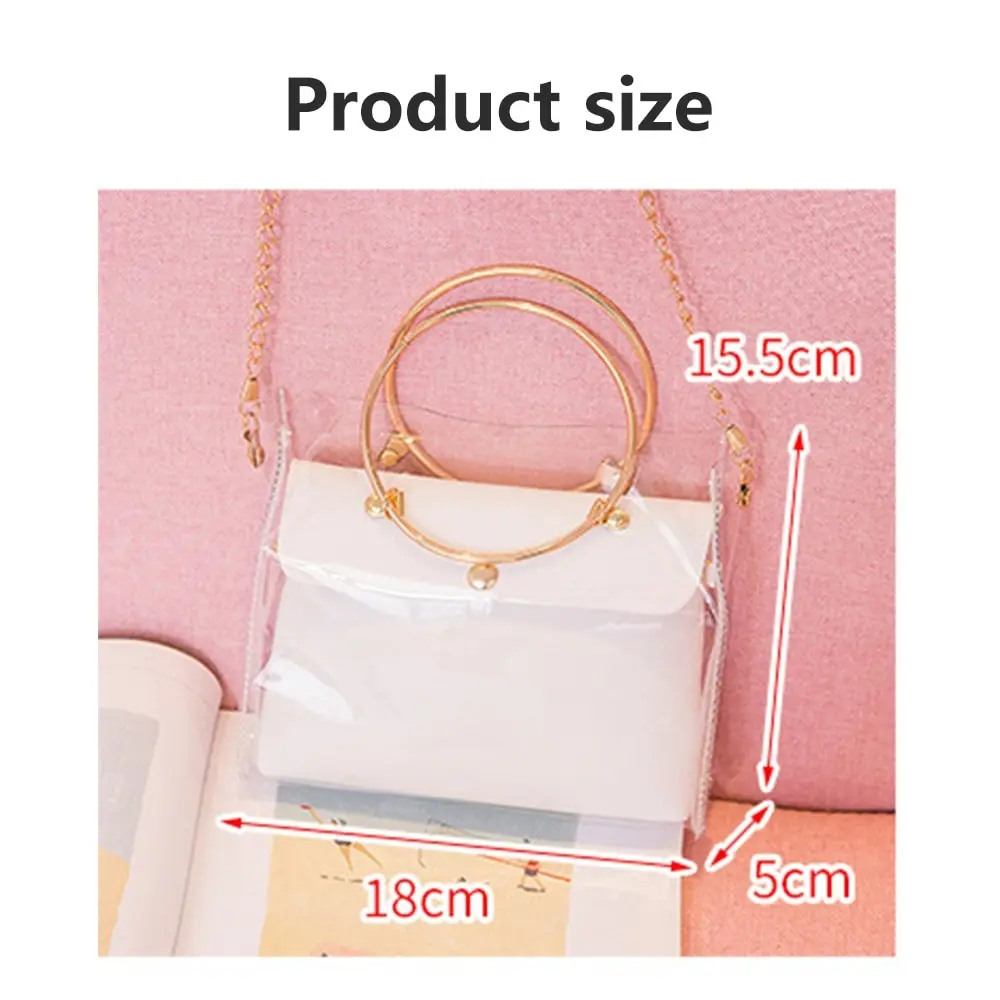 2021 Fashion Women Transparent Pattern Shoulder Bag Hardware Chain Strap Color Block Messenger Handbag Composite Tote new
2021 Fashion Women Transparent Pattern Shoulder Bag Hardware Chain Strap Color Block Messenger Handbag Composite Tote new