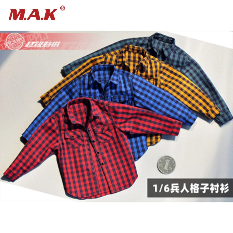 in stock 1/6 soldier model honest man plaid shirt coat jacket accessories clothes fit 12 inch action figure body American
in stock 1/6 soldier model honest man plaid shirt coat jacket accessories clothes fit 12 inch action figure body American