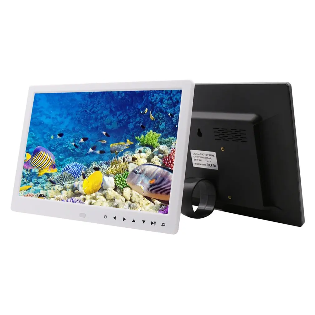 12 Inch LED Backlight HD 1080P Full Function Digital Photo Frame Electronic Album Digital Picture Music Video Player EU Plug
12 Inch LED Backlight HD 1080P Full Function Digital Photo Frame Electronic Album Digital Picture Music Video Player EU Plug