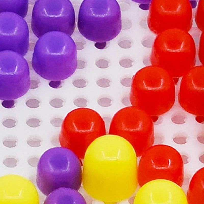 Children's Large Particle Building Blocks Creative Mushroom Nails 600 Sets Puzzle Clever Nail Toys Kids Craft Diy Toys
Children's Large Particle Building Blocks Creative Mushroom Nails 600 Sets Puzzle Clever Nail Toys Kids Craft Diy Toys