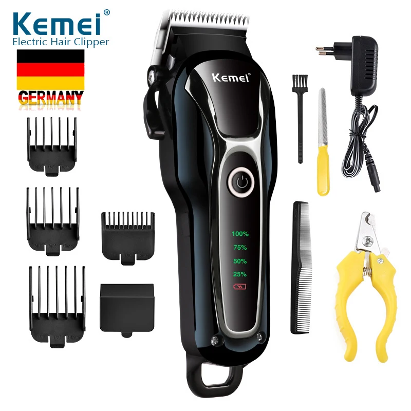 Professional Pet Hair Clipper For Dog Cat Electric Hair Trimmer Haircut With Nail Low Pet Noise Grooming Supplies Clipper
Professional Pet Hair Clipper For Dog Cat Electric Hair Trimmer Haircut With Nail Low Pet Noise Grooming Supplies Clipper
