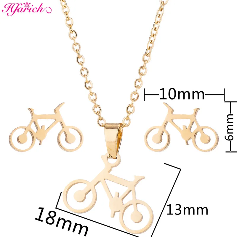 New Trendy Silver Color Jewelry Sets Simple Fashion Fight Heart Star Bicycle Round Feather Necklace Earrings Sets For Woman Gift 
New Trendy Silver Color Jewelry Sets Simple Fashion Fight Heart Star Bicycle Round Feather Necklace Earrings Sets For Woman Gift