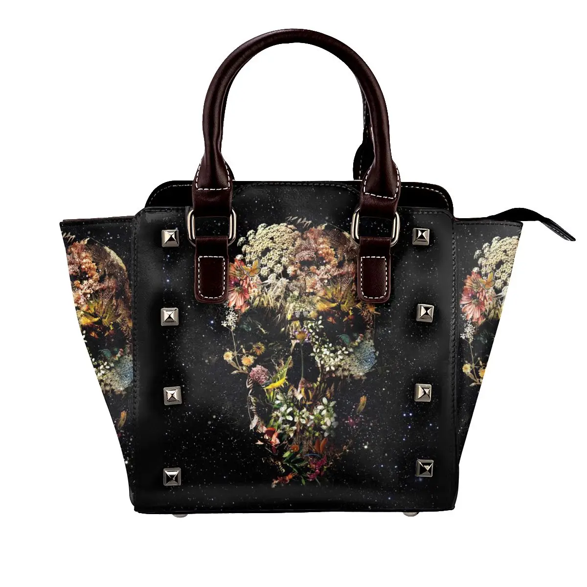 Smyrna Skull Shoulder Bag Flowers Skeleton Head Office Leather Handbag Female Fashion Stylish Bags
Smyrna Skull Shoulder Bag Flowers Skeleton Head Office Leather Handbag Female Fashion Stylish Bags