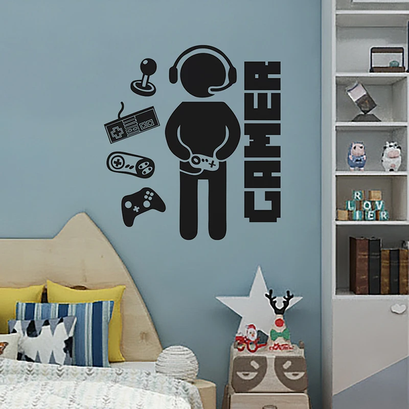 Gamer Wall Sticker Video Game Home Decor Living Room Kids Room Boys Room Decoration Art Murals
Gamer Wall Sticker Video Game Home Decor Living Room Kids Room Boys Room Decoration Art Murals
