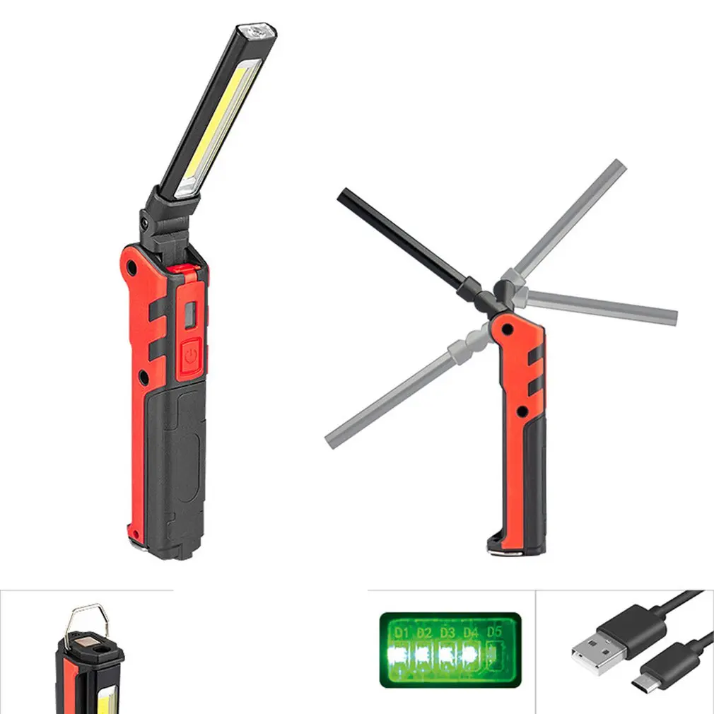 5 Modes COB Portable LED Work Light USB Rechargeable Magnetic Torch Worklight for Camping Repair Car
5 Modes COB Portable LED Work Light USB Rechargeable Magnetic Torch Worklight for Camping Repair Car