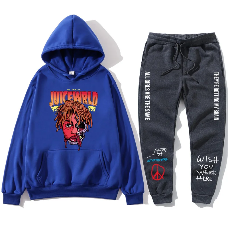 SUPZXU Juice Wrld Hoodie sports suit evil printing Sweatshirt + Drawstring Jogging Pants Juice Wrld Sweatpants Mans sportswear
SUPZXU Juice Wrld Hoodie sports suit evil printing Sweatshirt + Drawstring Jogging Pants Juice Wrld Sweatpants Mans sportswear