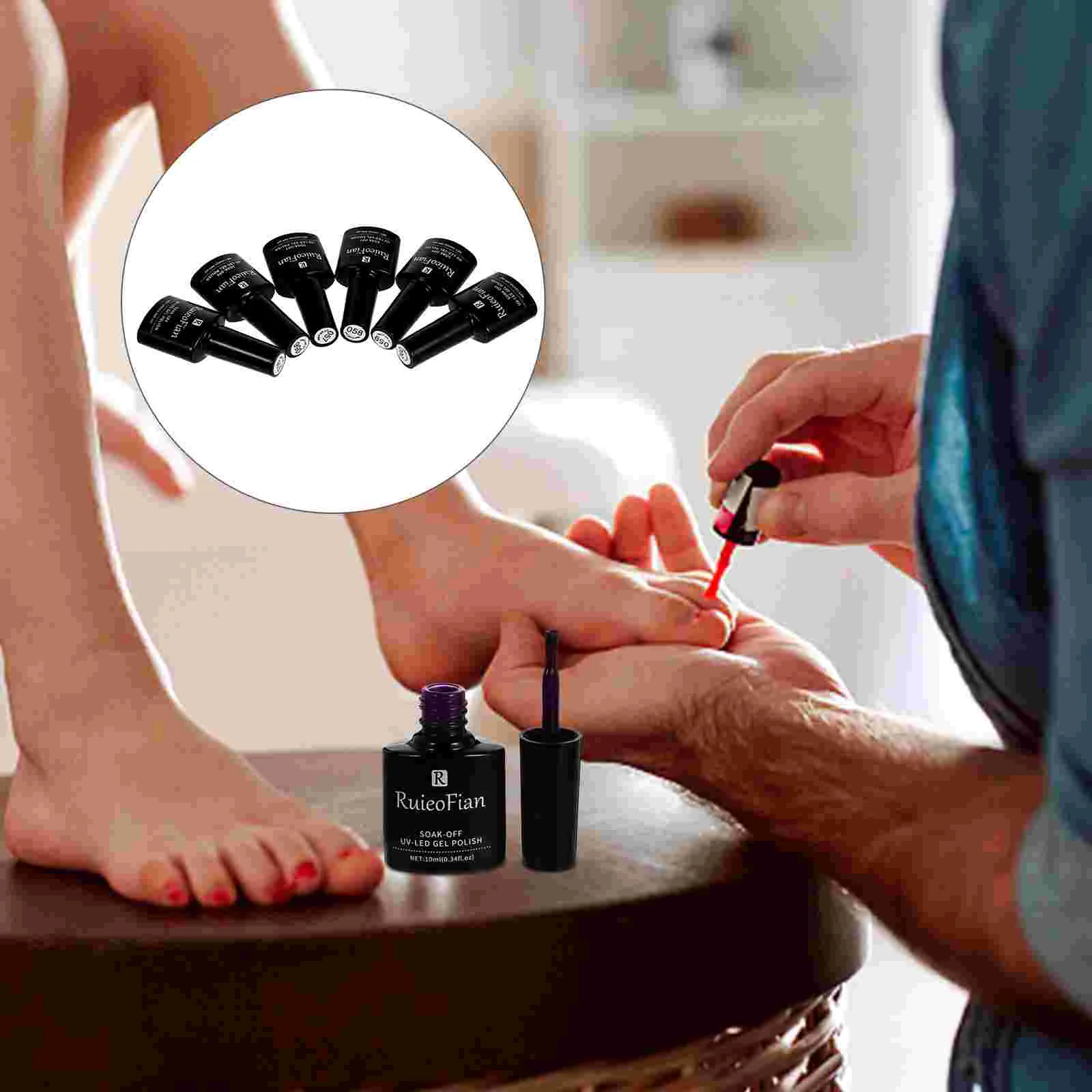 Лаки для ногтей для маникюра, 6 бутылок 
Лаки для ногтей для маникюра, 6 бутылок