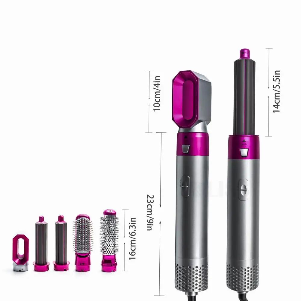 5-in-1 Hot Comb Hair Straightener Brush Anti-scald Blow Dry Curly Hair Brush 3 Temperature Setting & Heating Ship Fast delivery
5-in-1 Hot Comb Hair Straightener Brush Anti-scald Blow Dry Curly Hair Brush 3 Temperature Setting & Heating Ship Fast delivery