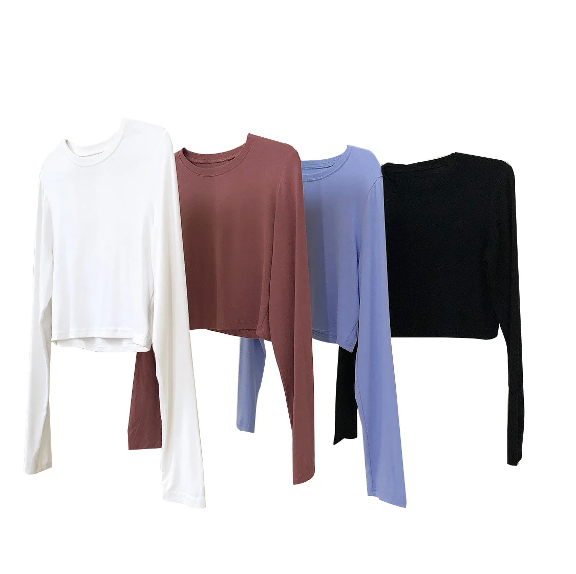 Women Casual Slim Full Sleeve Solid Short T Shirt Crop Top Tee Base tshirt Women Clothes T1552
Women Casual Slim Full Sleeve Solid Short T Shirt Crop Top Tee Base tshirt Women Clothes T1552