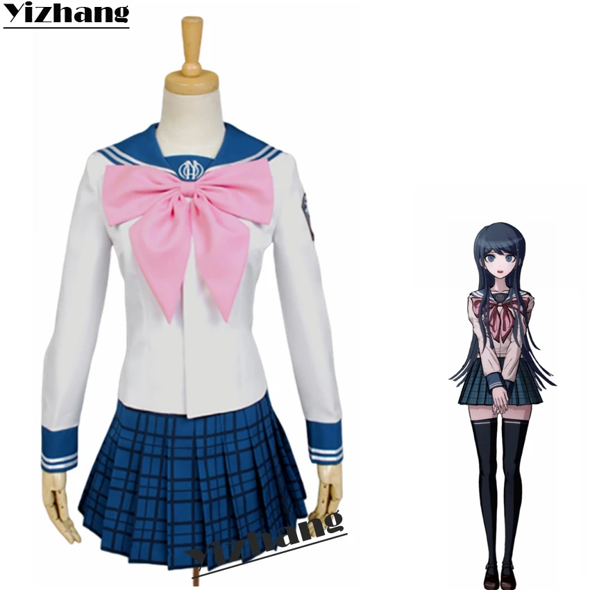 Yizhang аниме Danganronpa 1 Kirigiri Kyouko Maizono Sayaka asahina aoi Косплей Костюм yasuhiro taeko Униформа полный