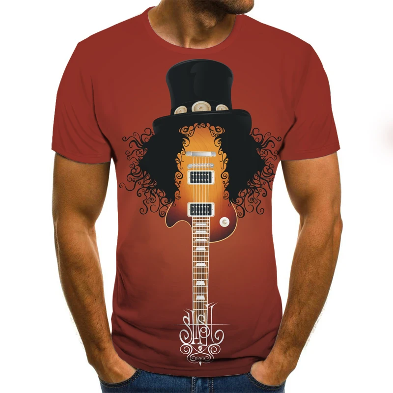 2020 new summer men's 3DT shirt creative personality music print short sleeve men and women
2020 new summer men's 3DT shirt creative personality music print short sleeve men and women