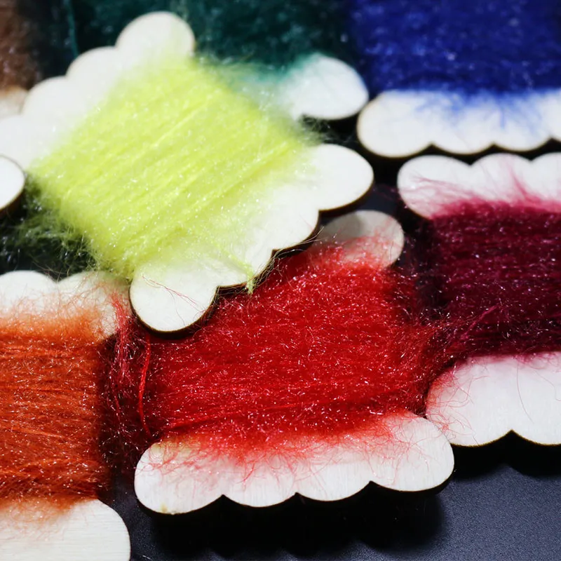 Persuader 5colors assorted card 15yards pack fly tying sand worm yarn sparkle hairy dubbing yarn scud nymph body tying materials
Persuader 5colors assorted card 15yards pack fly tying sand worm yarn sparkle hairy dubbing yarn scud nymph body tying materials