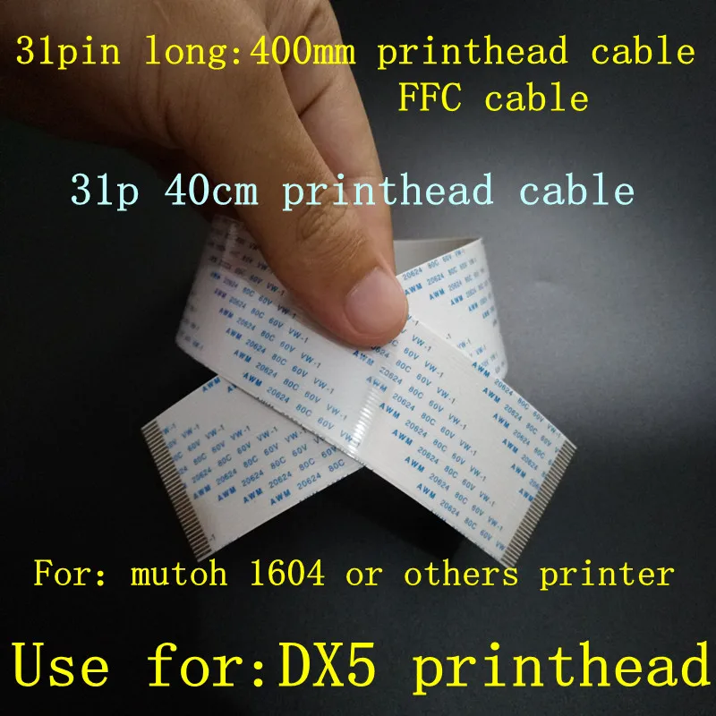 10 шт. 31pin 40 см FFC плоский кабель для dx5 печатающей головки Mimaki Mutoh Skycolor Human Allwin Xuli