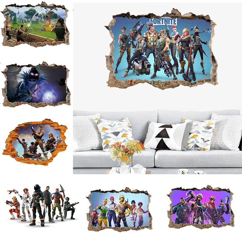 Game 3D Wall Sticker Fortnite Wall Sticker Bedroom Living Room Wall Decoration Fortress Night Poster Wall Stickers for Kids Room
Game 3D Wall Sticker Fortnite Wall Sticker Bedroom Living Room Wall Decoration Fortress Night Poster Wall Stickers for Kids Room