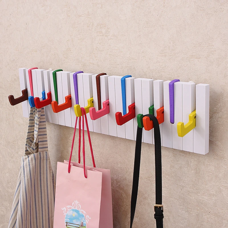Piano Wooden Coat Racks Piano Keys Wall Mounted Coat Hook Hanger Wall Decoration Hat Storage Rack Wood Shelf PLDI889
Piano Wooden Coat Racks Piano Keys Wall Mounted Coat Hook Hanger Wall Decoration Hat Storage Rack Wood Shelf PLDI889
