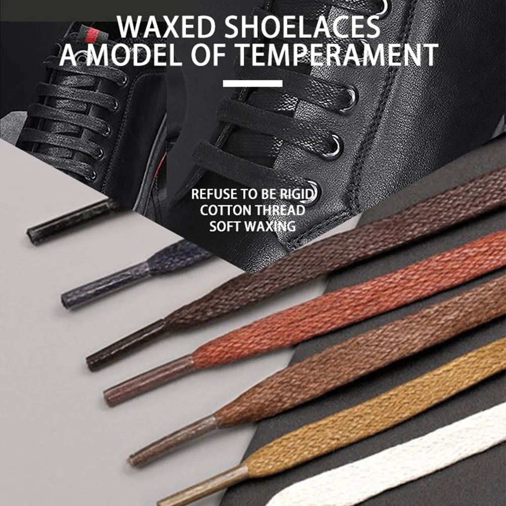 Waxed Leather Shoes Sneakers Shoelace Tips Shoes For Sneakers Laces Strings Women's Shoe Business Durable Waterproof Shoelaces
Waxed Leather Shoes Sneakers Shoelace Tips Shoes For Sneakers Laces Strings Women's Shoe Business Durable Waterproof Shoelaces