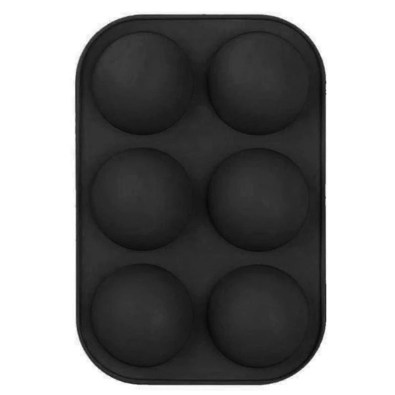 Semicircle 6 Cavity Small Cake Non-stick Baking Molds Silicone Chocolate Candy
Semicircle 6 Cavity Small Cake Non-stick Baking Molds Silicone Chocolate Candy