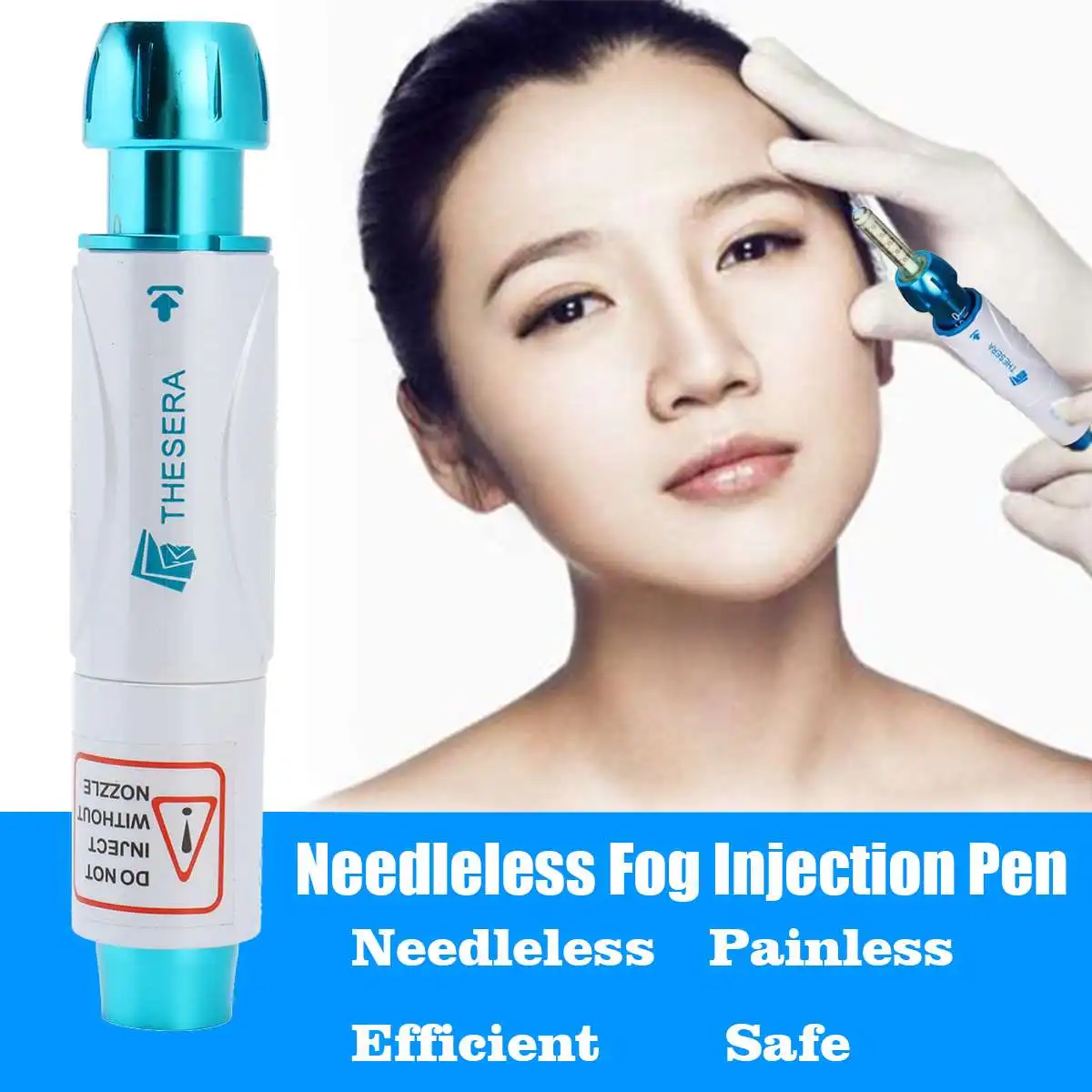 Painless Needleless Atomizing Introduction, High Pressure Hyaluronic Acid Pen, Moisturizing Rejuvenation Wrinkle remove Tool 
Painless Needleless Atomizing Introduction, High Pressure Hyaluronic Acid Pen, Moisturizing Rejuvenation Wrinkle remove Tool