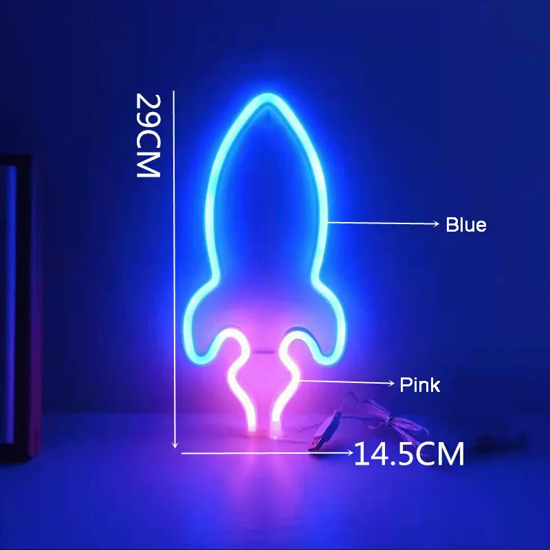 Светодиодный неоновый светильник в виде планеты настенный декоративный