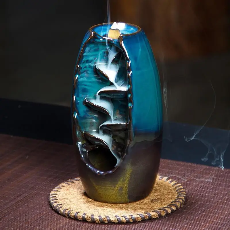 New Incense Burner Backflow Incense Ceramic Crafts Incense Ddiffuser Home Office Smell Aromatic Incense Road
New Incense Burner Backflow Incense Ceramic Crafts Incense Ddiffuser Home Office Smell Aromatic Incense Road